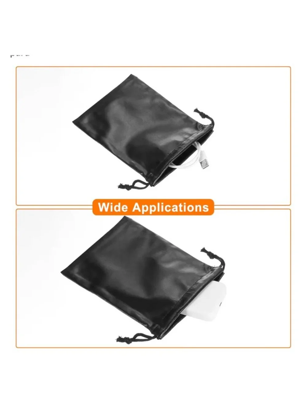 Harfington  Headphone Pouch Drawstring Headset Carrying Storage bag Travel